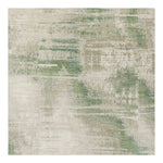 Green Contemporary Wool Rug - 6' x 6'