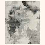 Black Contemporary Wool Rug - 8' x 10'
