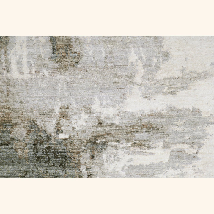 Black Contemporary Wool Rug - 8' x 10'