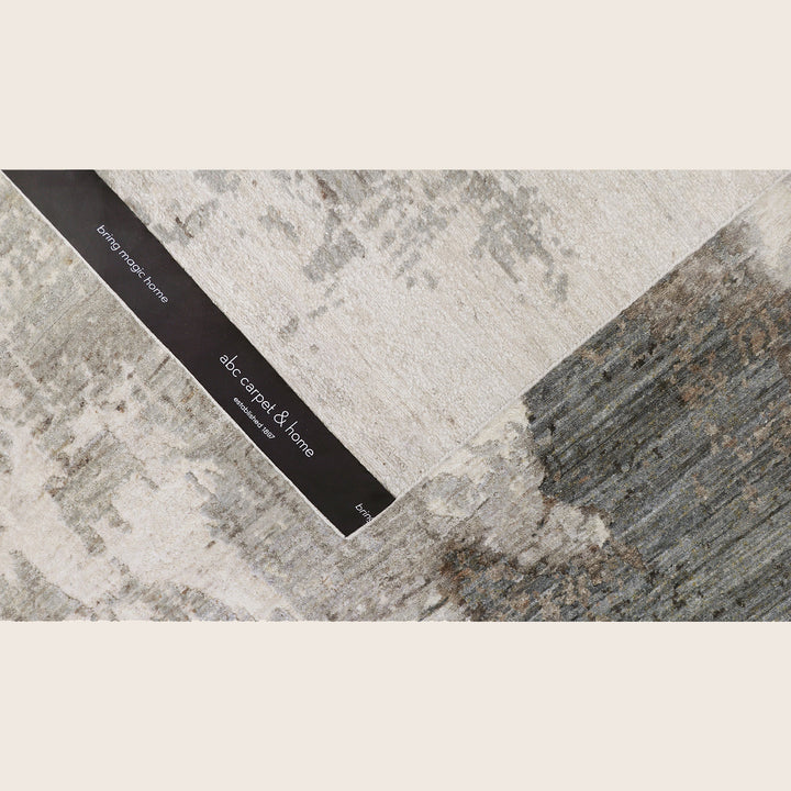 Black Contemporary Wool Rug - 8' x 10'