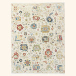 Beige Antique Revival Wool Rug - 8' x 10'