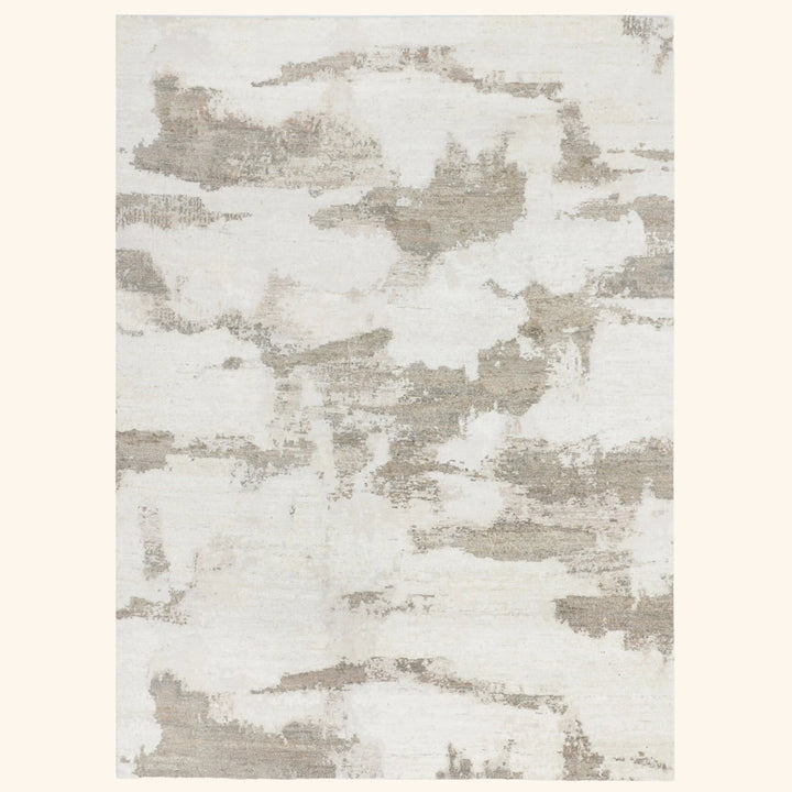 Camel Contemporary Wool Rug - 8' x 10'