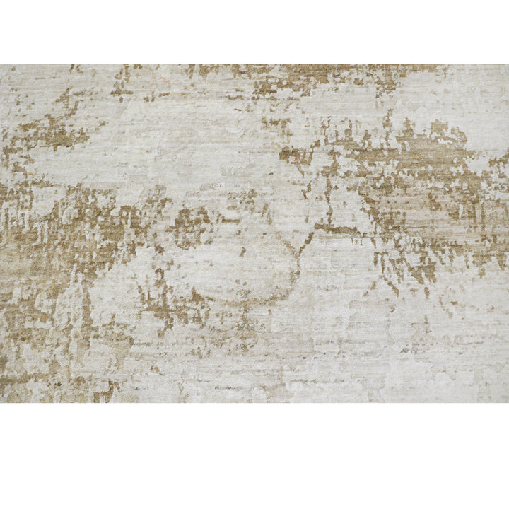 Camel Contemporary Wool Rug - 6' x 9'
