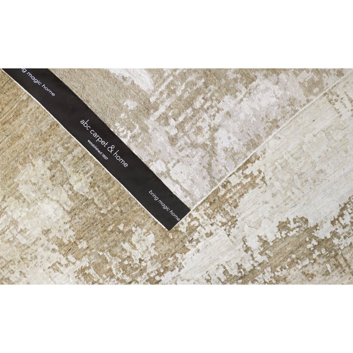 Camel Contemporary Wool Rug - 6' x 9'