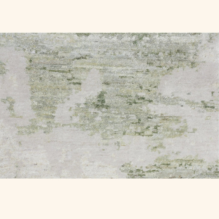 Green Contemporary Wool Rug - 8' x 10'