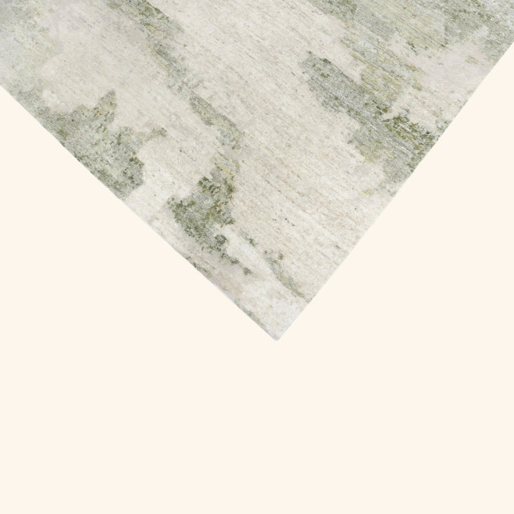 Green Contemporary Wool Rug - 8' x 10'