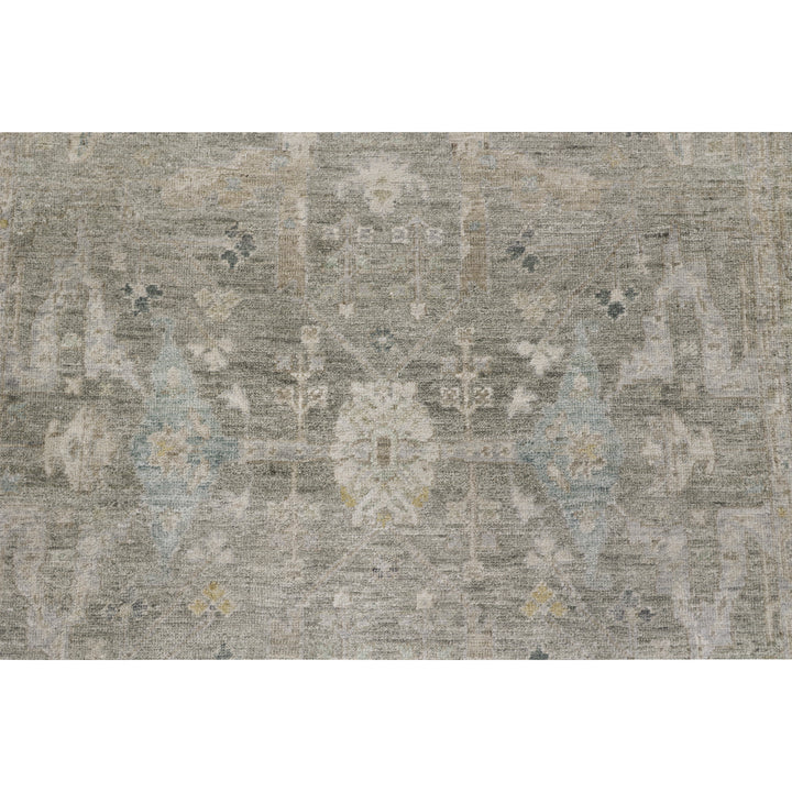 Sage Antique Revival Wool Silk Blend Rug