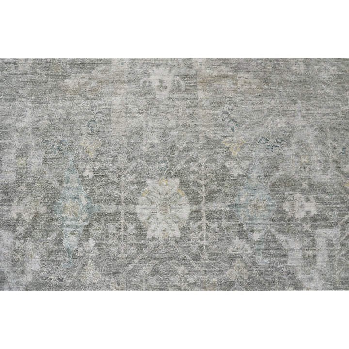 Sage Antique Revival Wool Silk Blend Rug