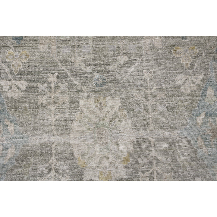Sage Antique Revival Wool Silk Blend Rug
