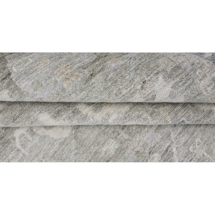 Sage Antique Revival Wool Silk Blend Rug