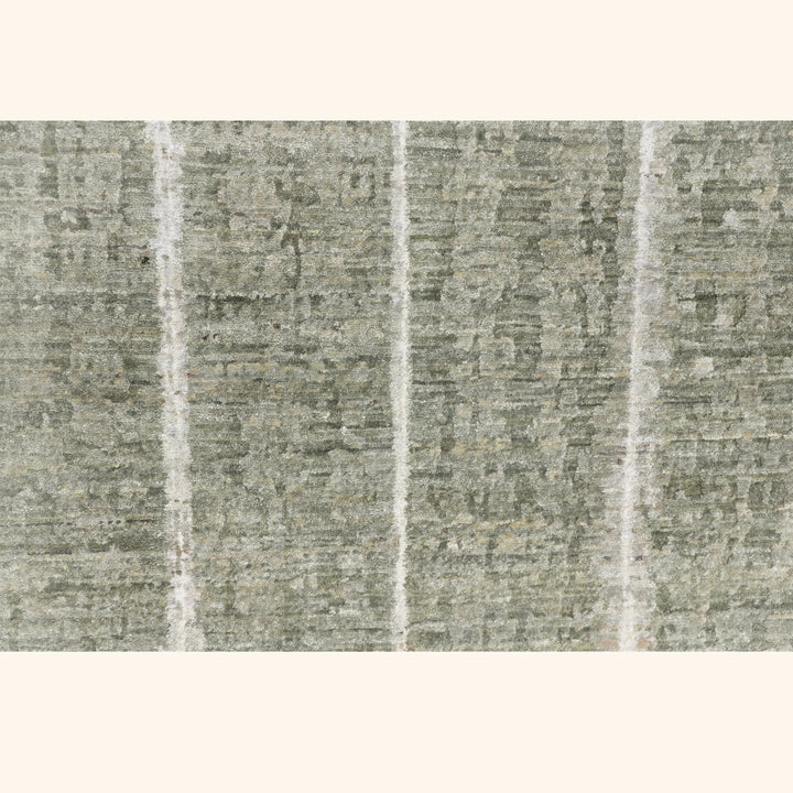 Green Contemporary Wool Rug - 8' x 10'