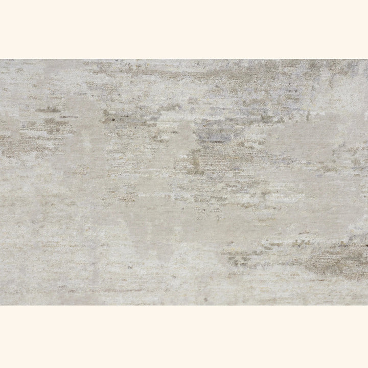 Grey Contemporary Wool Rug - 8' x 10'