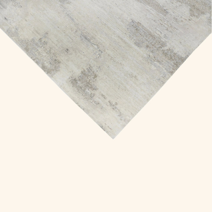 Grey Contemporary Wool Rug - 8' x 10'