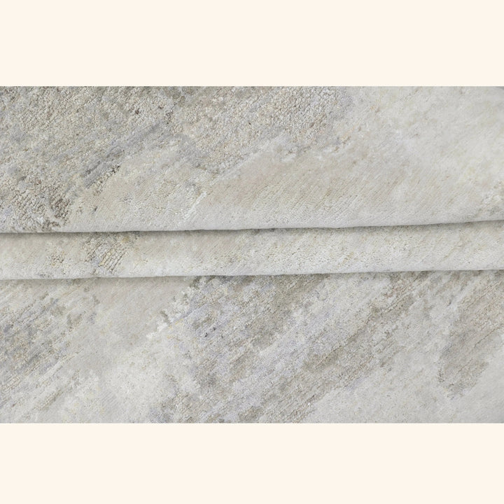 Grey Contemporary Wool Rug - 8' x 10'