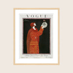 Vintage Vogue Cover, "A Woman Holding a Bowl", Georges Lepape