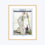 Vintage Vogue Cover, "A Woman with a Paddle", Georges Lepape