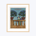 Vintage Vogue Cover, "A Woman at a Balustrade", Wilson Karcher