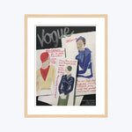 Vintage Vogue Cover, "Fashion Sketches", William Bolin