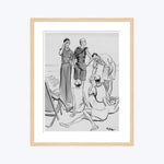 Vogue Illustration, "A Group of Young People on the Lido Beach", Rene ouet-Willaumez 2