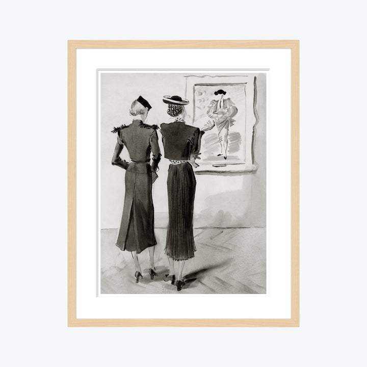 Vogue Illustration, "Women Looking at a Toreador", Rene Bouet-Willaumez