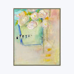 White Mums by Jill Krasner