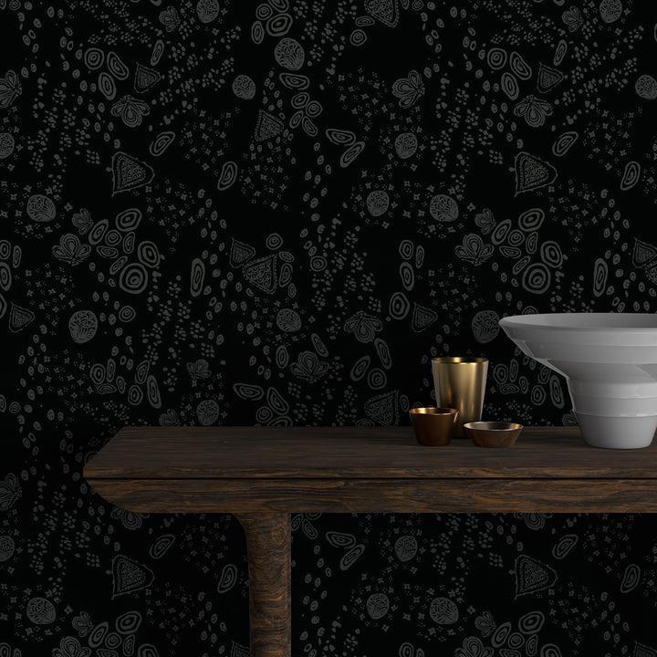 Flowy Ballet Russe Geos Charcoal