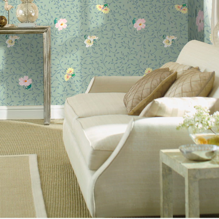 Springtime Garden Spring Green