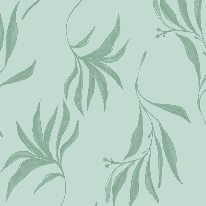 Painterly Branches Seafoam