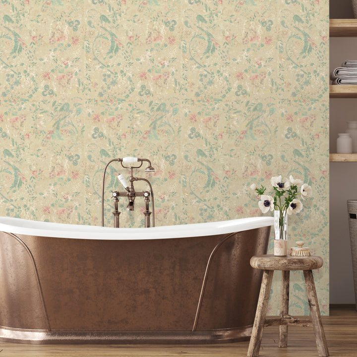 Peacock Garden Muted Sand