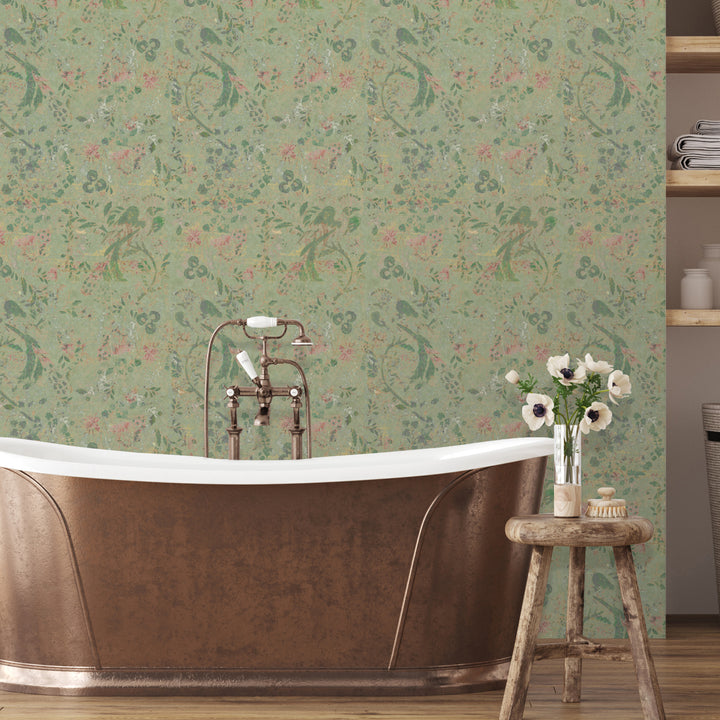 Peacock Garden Muted Green