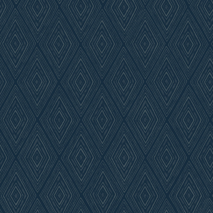 Diamond Tiles Navy Blue