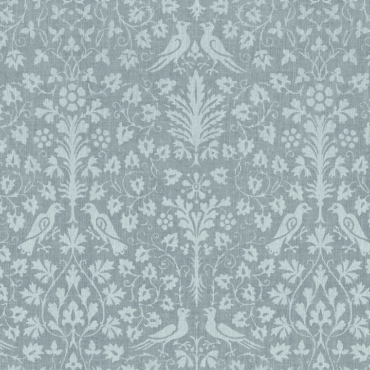 Textured Woodland Tapestry Faded Denim