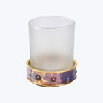 Fleur Round Tumbler Gold
