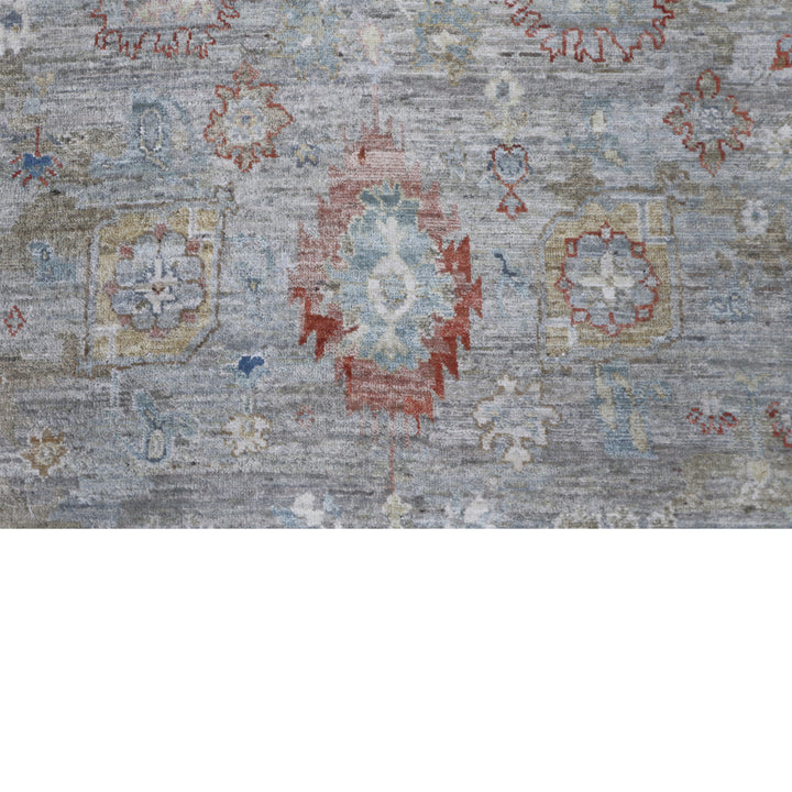 Grey Antique Revival Wool Rug 6x9
