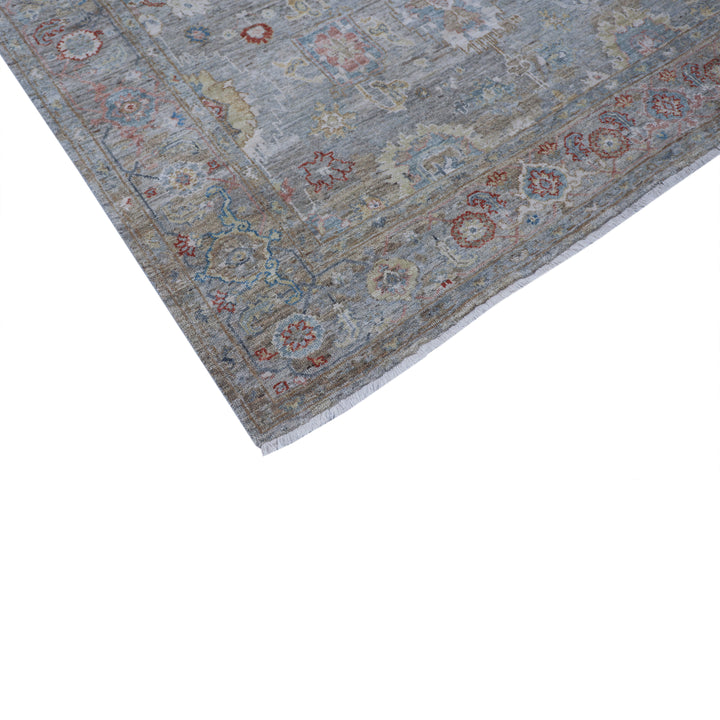 Grey Antique Revival Wool Rug 6x9