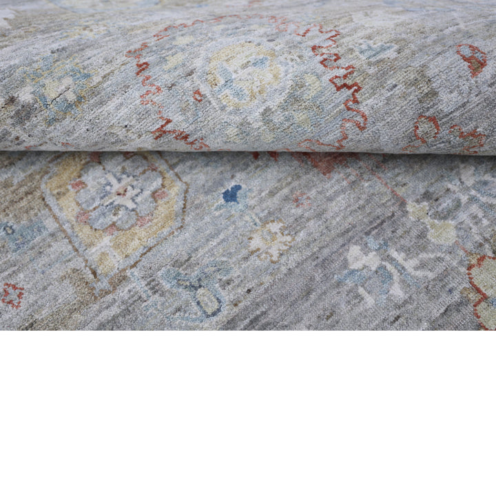 Grey Antique Revival Wool Rug 6x9