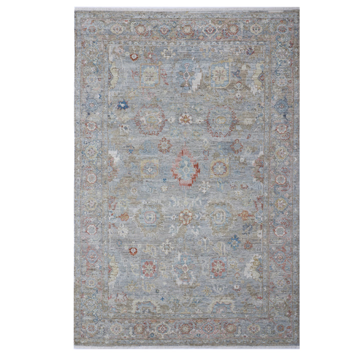 Grey Antique Revival Wool Rug 6x9