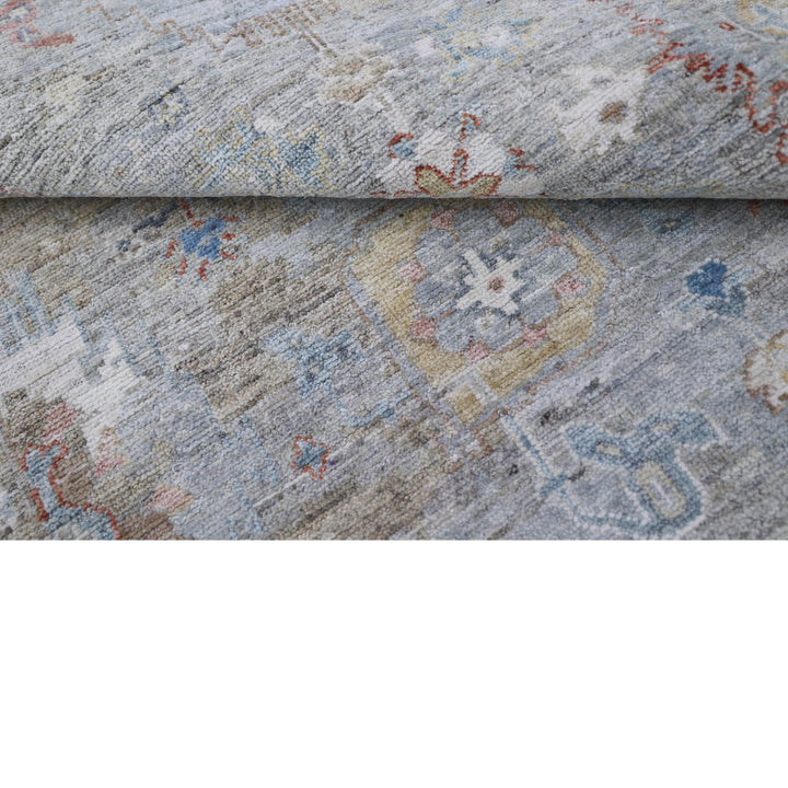 Grey Antique Revival Wool Rug 6x9