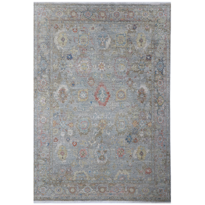 Grey Antique Revival Wool Rug 8x10