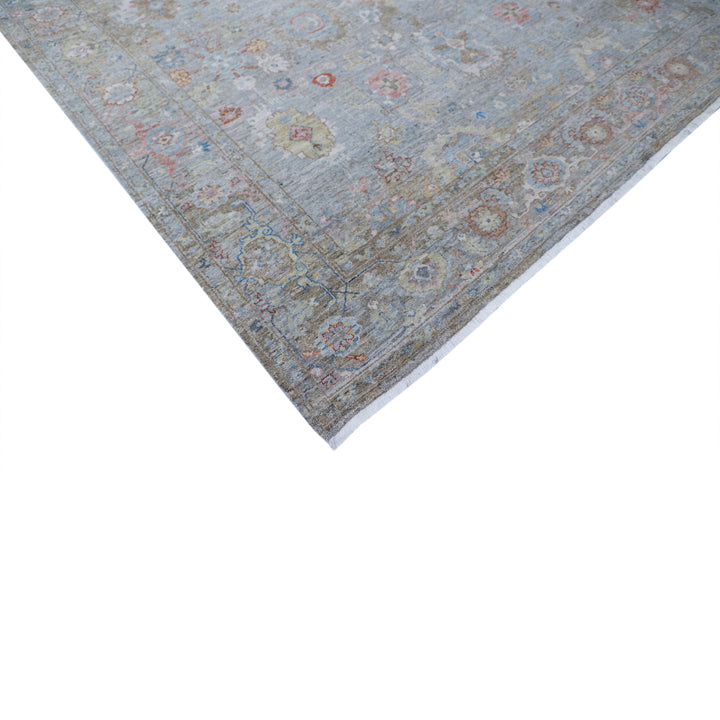 Grey Antique Revival Wool Rug 8x10
