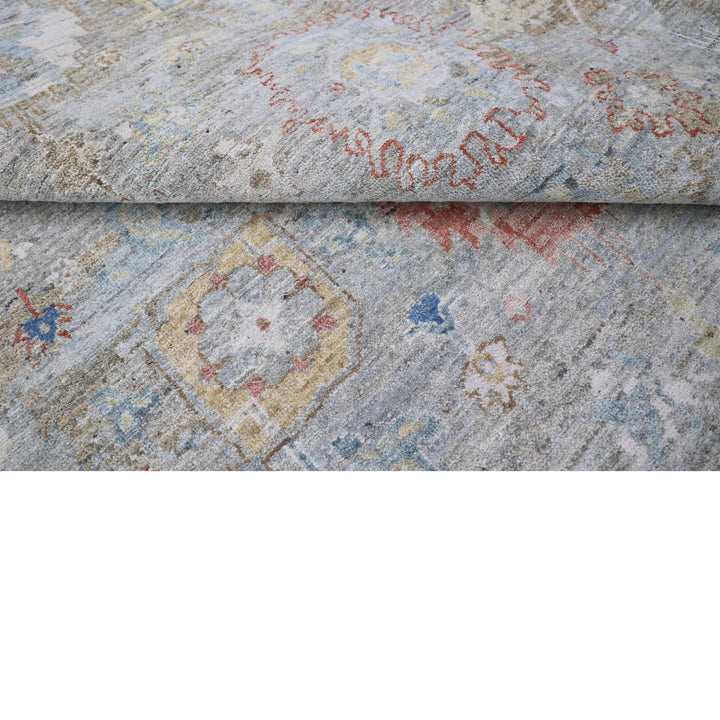 Grey Antique Revival Wool Rug 8x10