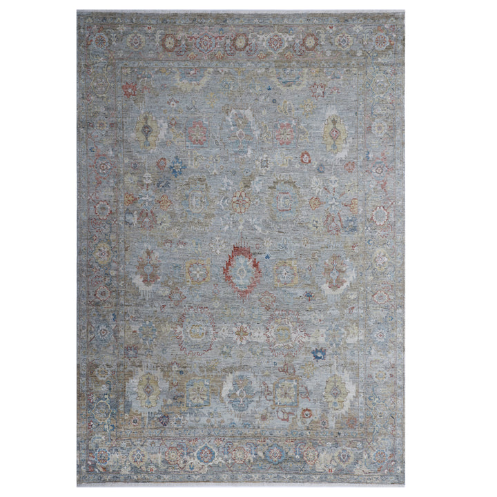 Grey Antique Revival Wool Rug 8x10