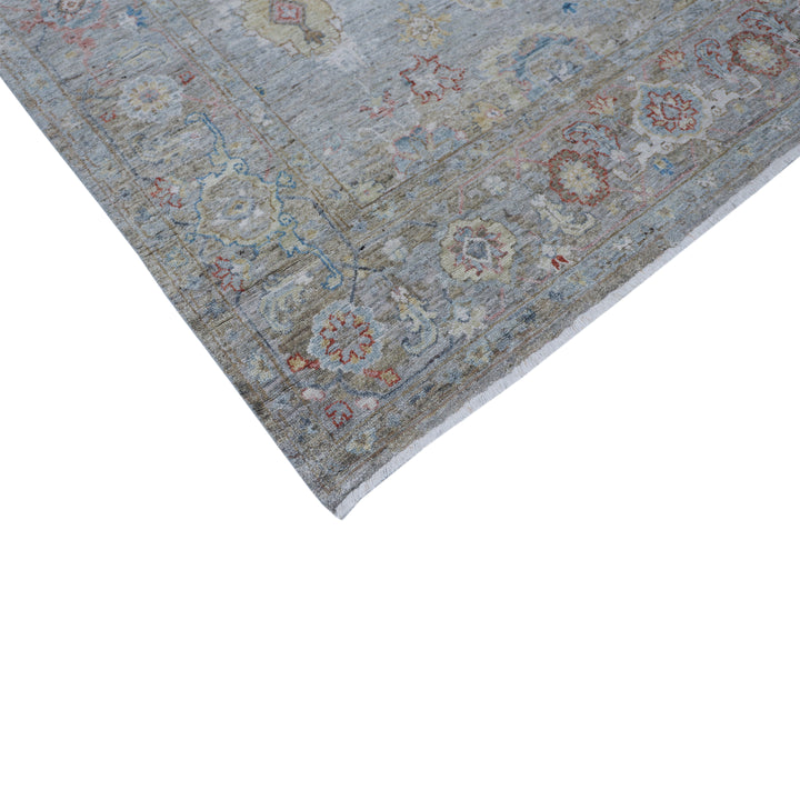 Grey Antique Revival Wool Rug 8x10