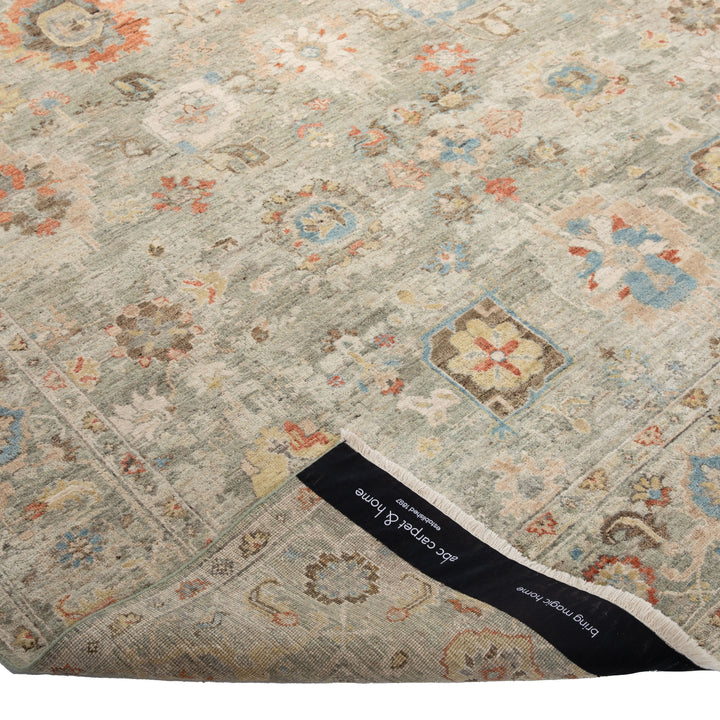 Sage Antique Revival Wool Rug 8x10