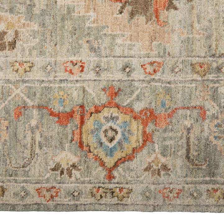 Sage Antique Revival Wool Rug 8x10
