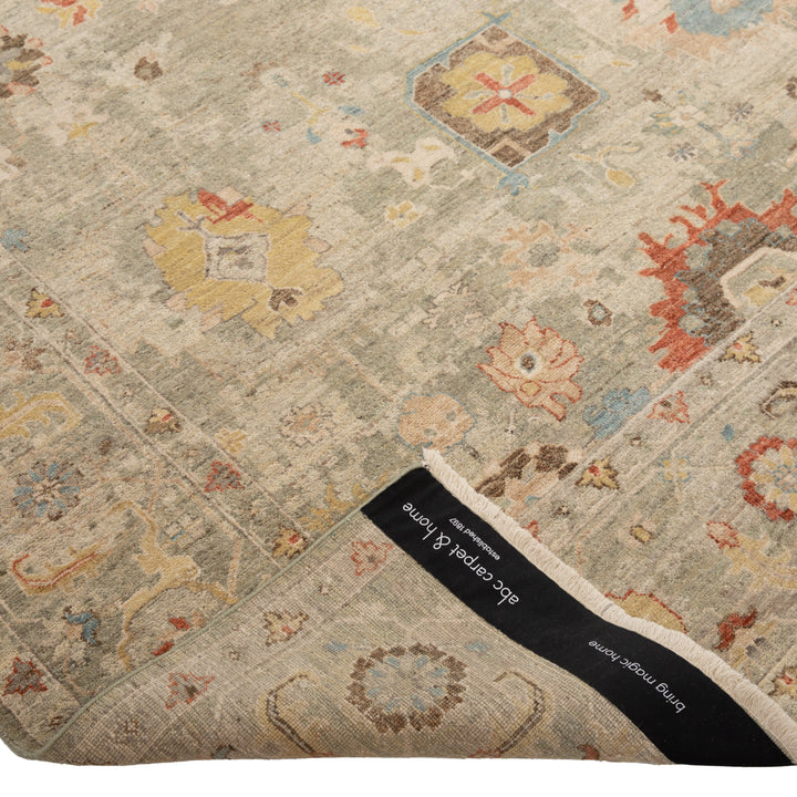 Sage Antique Revival Wool Rug 10x14