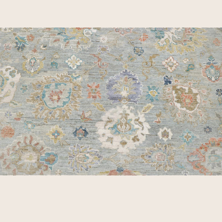 Light Blue Antique Revival Wool Rug