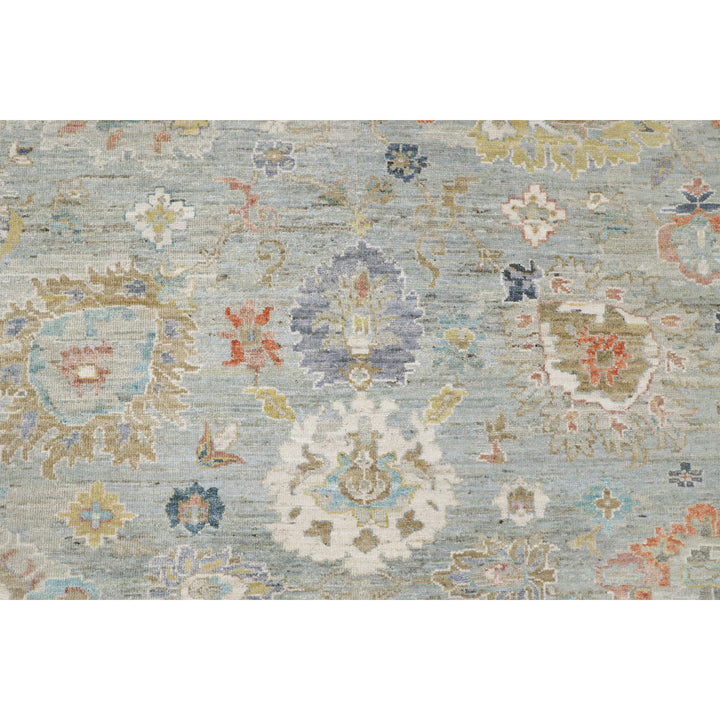 Light Blue Antique Revival Wool Rug