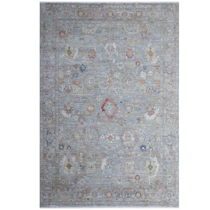 Grey Antique Revival Wool Rug 9x12
