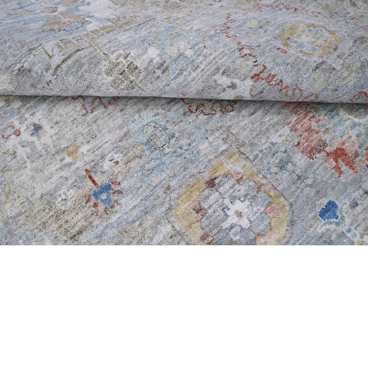 Grey Antique Revival Wool Rug 9x12